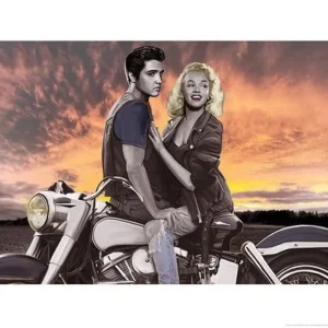 Kunstdruck Joshua M Nelson - Sunset Ride 80x60cm
