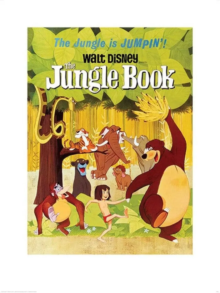 Kunstdruck Jungle Book - Jumpin 60x80cm