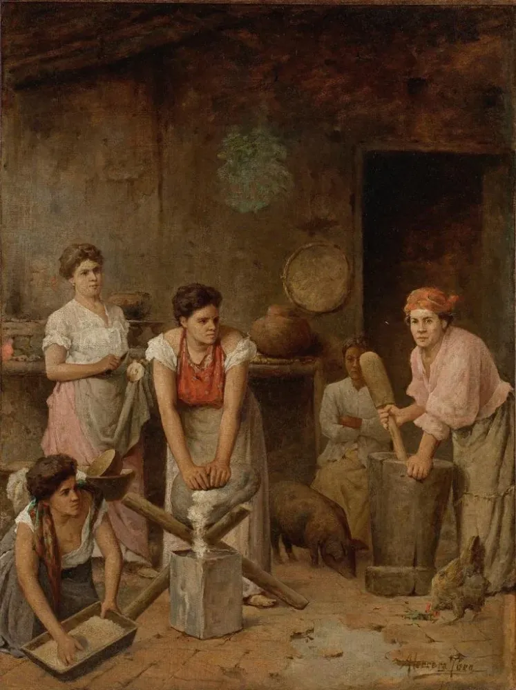 Kunstdruck Küche Kreolisch ohne Titel - Antonio Herrera Toro | Kunstdruck