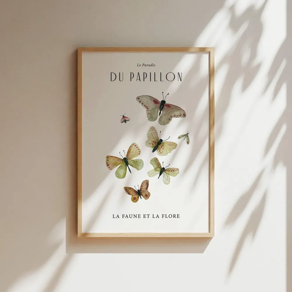 KUNSTDRUCK – LES PAPILLONS