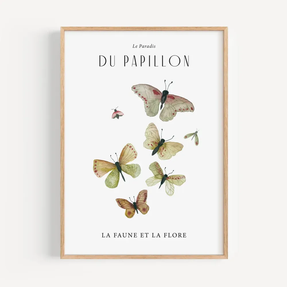 KUNSTDRUCK – LES PAPILLONS