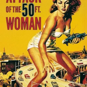 Kunstdruck Liby - Attack 50FT. Woman 60x80cm