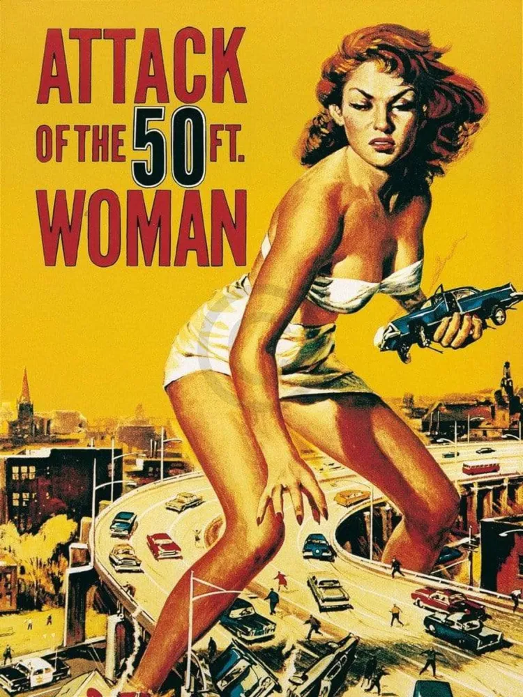 Kunstdruck Liby - Attack 50FT. Woman 60x80cm
