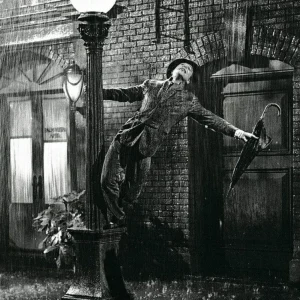 Kunstdruck Liby - Gene Kelly singing Rain 50x70cm