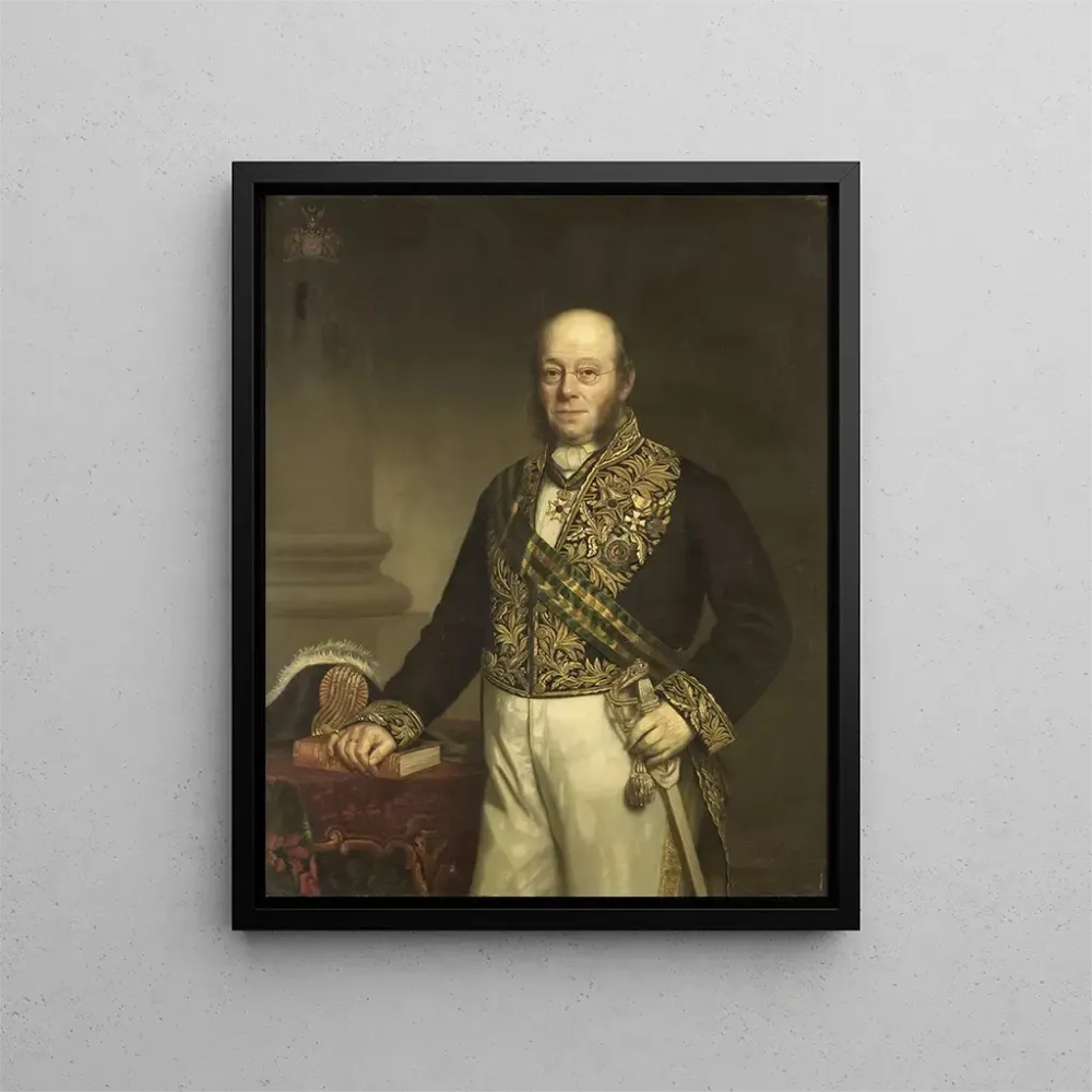 Kunstdruck Ludolph Anne Jan Wilt Baron Sloet van de Beele 1806-90 Gouverneur général 1861-66 - Barend Leonardus Hendriks