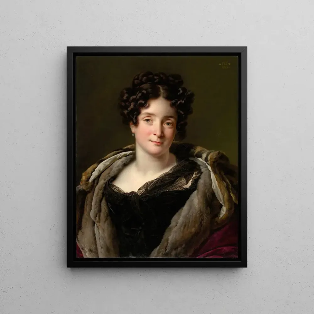 Kunstdruck Madame Jacques-Louistienne Reizet Colette-Désirée-Thérèse Godefroy 1782-1850 - Anne-Louis Girodet-Trioson | Rep...