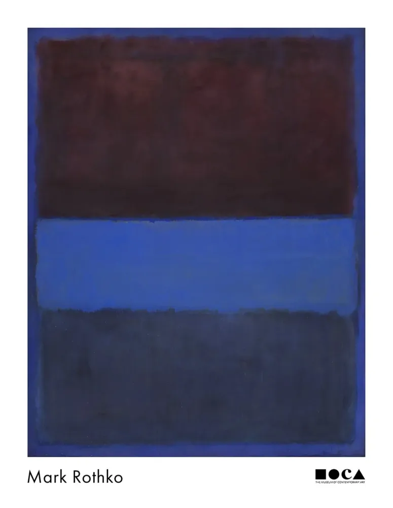 Kunstdruck Mark Rothko No. 61 Rust and Blue 71x91,5cm