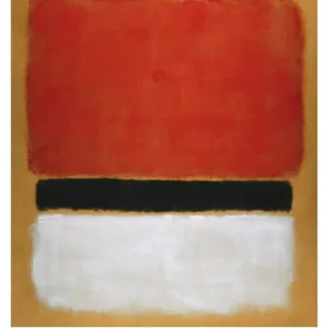 Kunstdruck Mark Rothko - Untitled Red, Black, White on Yellow, 1955 71x86.5cm