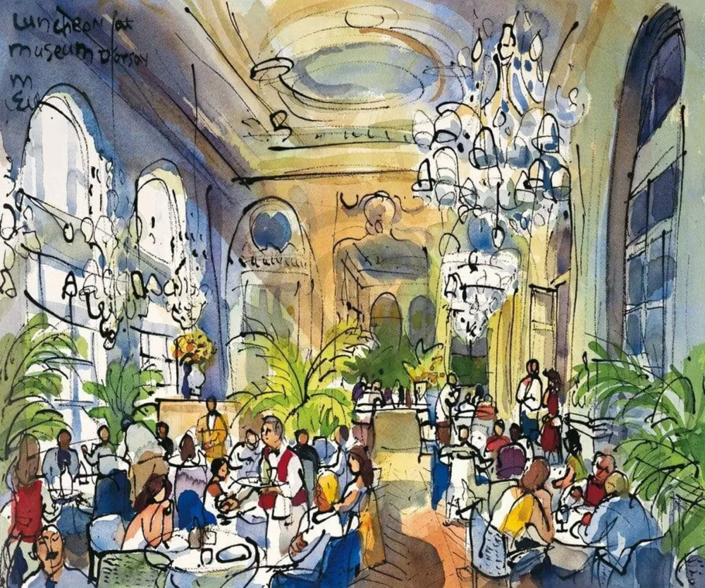 Kunstdruck Michael Leu - Luncheon, Musée d'Orsay 60x50cm
