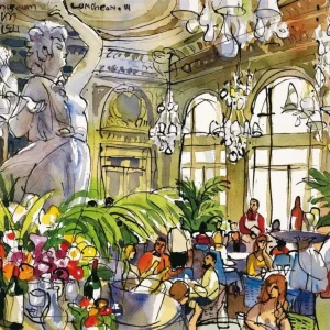 Kunstdruck Michael Leu - Museum Luncheon-III 60x50cm