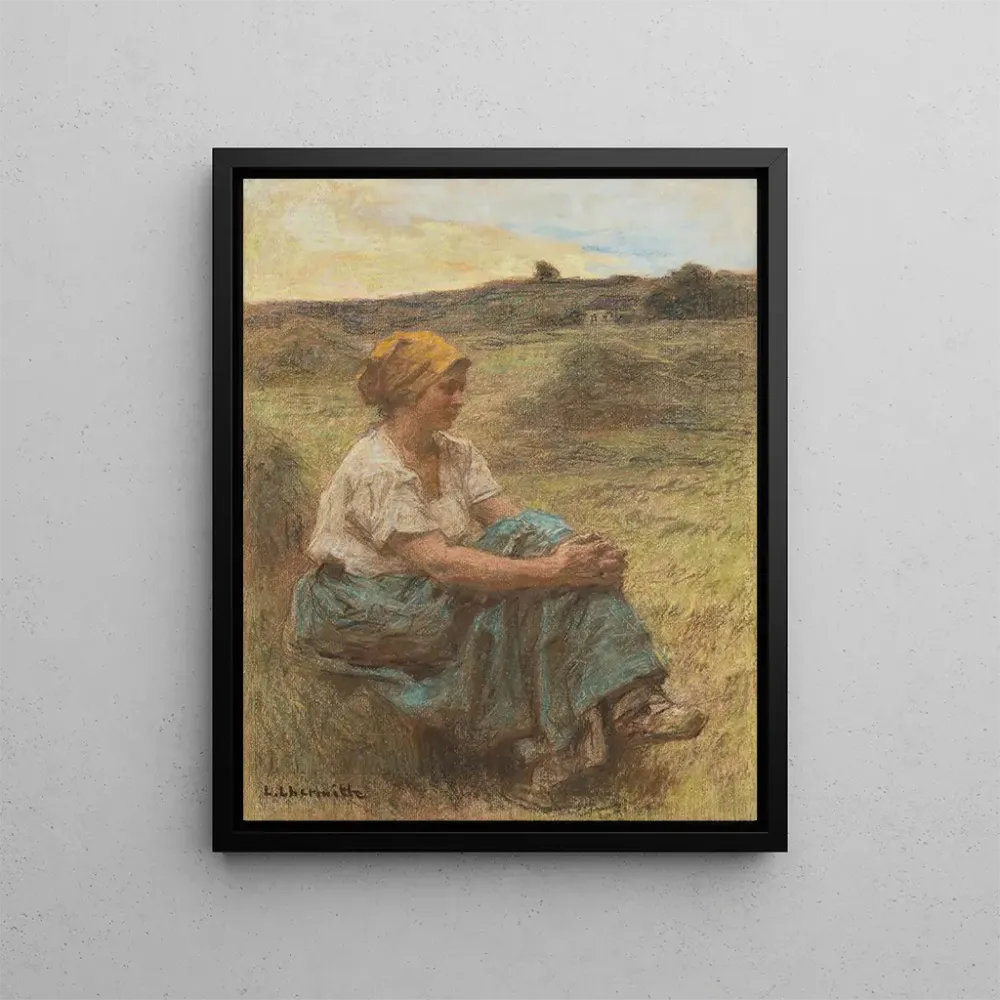 Kunstdruck Moissonneuse am Abend Mont-Saint-Pré-Léon Augustin Lhermitte | Kunstdruck