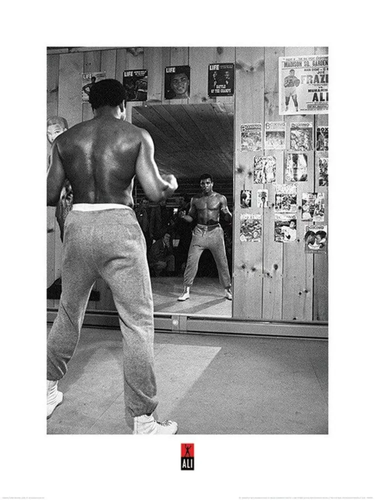 Kunstdruck Muhammad Ali - Mirror 60x80cm