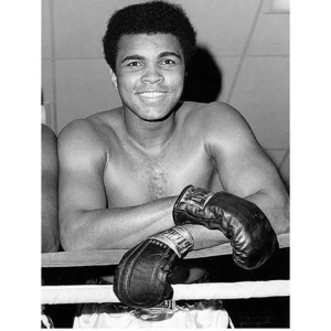 Kunstdruck Muhammad Ali - Smile 60x80cm