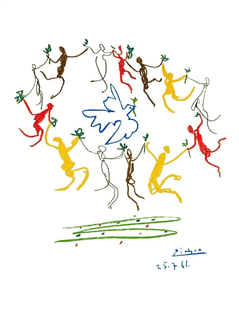 Kunstdruck Pablo Picasso - La Ronde de la Jeunesse 60x80cm