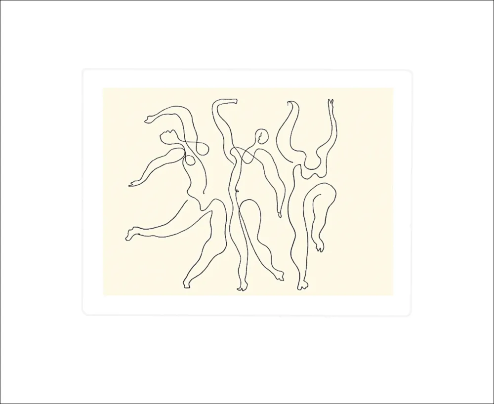 Kunstdruck Pablo Picasso - Trois danseuses, 1924 60x50cm