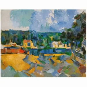 Kunstdruck Paul Cézanne - Uferlandschaft 71x56cm