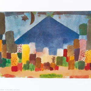 Kunstdruck Paul Klee - Notte egiziana 30x24cm