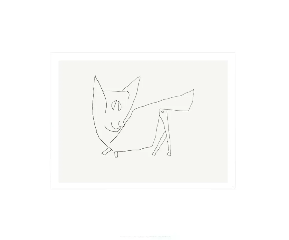 Kunstdruck Paul Klee - Le Petit Chat 60x50cm