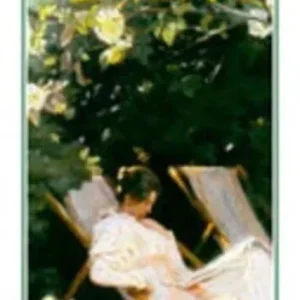 Kunstdruck Peter Severin Krøyer - Havepartie med Marie Kroyer 25x70cm