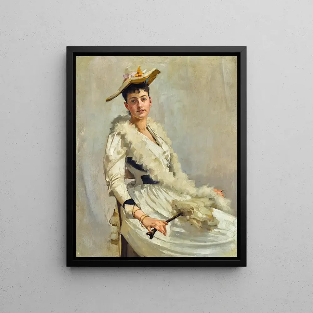 Kunstdruck Portrait von Mademoiselle B. - Alexander Mann | Reproduktion