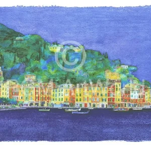 Kunstdruck Ralf Westphal - Portofino / Ligurien 90x70cm