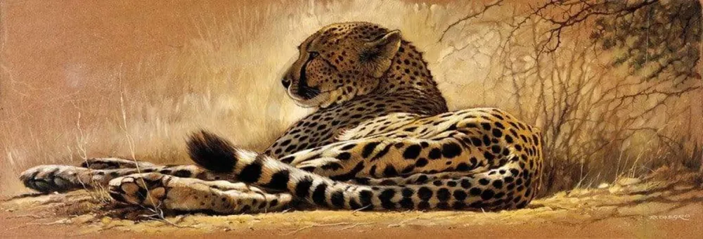 Kunstdruck Renato Casaro - Little rest 99x34cm