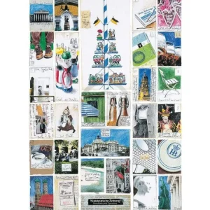 Kunstdruck Sabine Gerke - München 60x80cm