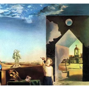 Kunstdruck Salvador Dali - Banlieue de la Ville 100x50cm
