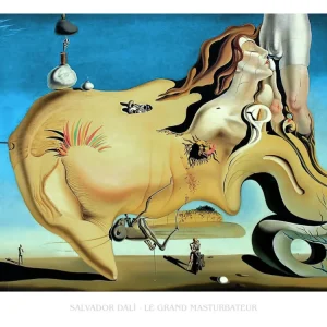 Kunstdruck Salvador Dali - Le Grand Masturbateur 80x60cm