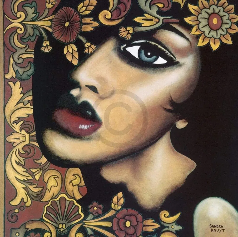 Kunstdruck Sandra Knuyt - Marron 70x70cm