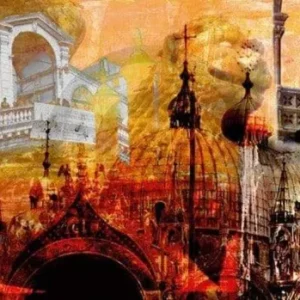 Kunstdruck Saskia Porkay - Venice 100x35cm