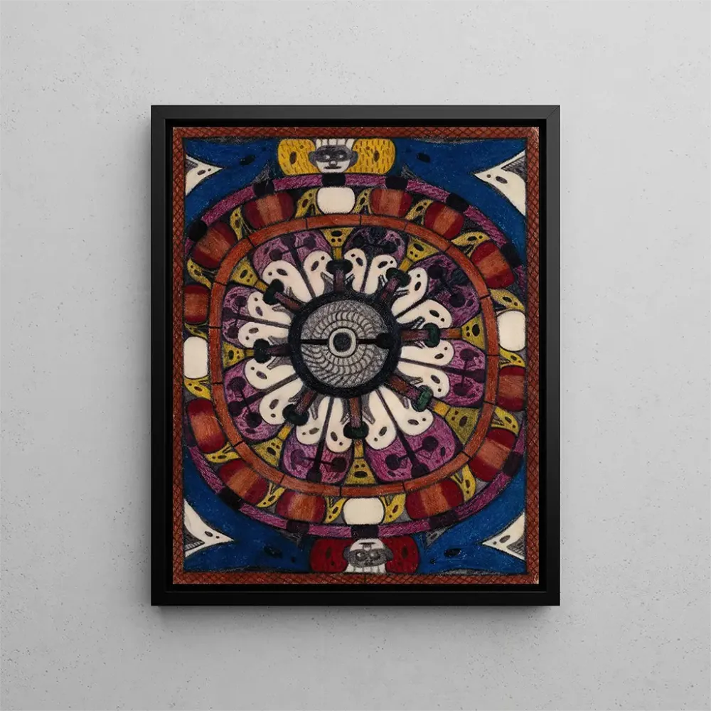 Kunstdruck Skt AdolfRaadHall près de Berne - Adolf Wölfli