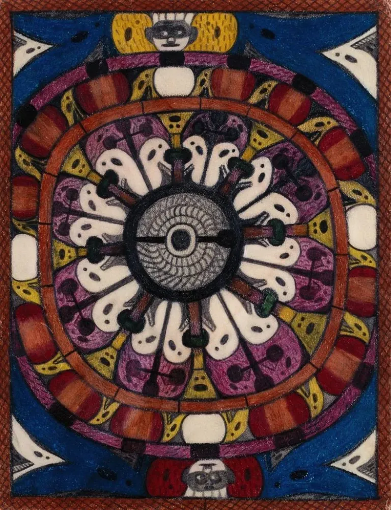 Kunstdruck Skt AdolfRaadHall près de Berne - Adolf Wölfli