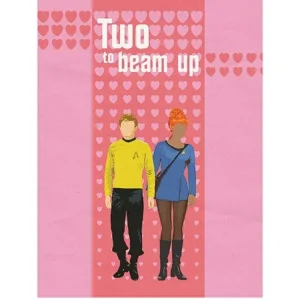 Kunstdruck Star Trek - Two To Beam Up 60x80cm