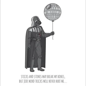 Kunstdruck Star Wars - Jedi MinTricks 30x40cm