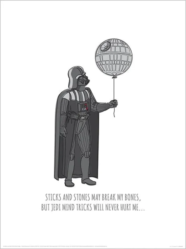 Kunstdruck Star Wars - Jedi MinTricks 30x40cm
