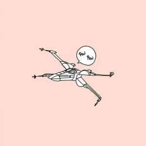 Kunstdruck Star Wars - Pew Pew 30x40cm