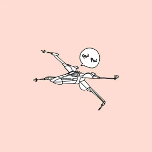 Kunstdruck Star Wars - Pew Pew 40x50cm