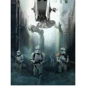 Kunstdruck Star Wars - Rogue One Stormtrooper Patrol 60x80cm