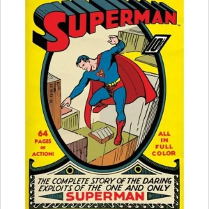 Kunstdruck Superman - No 1 60x80cm