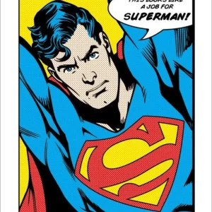 Kunstdruck Superman - Looks Like Job 40x50cm