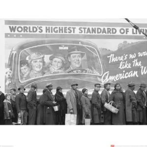 Kunstdruck Time Life - World's Highest Standard Living 40x50cm