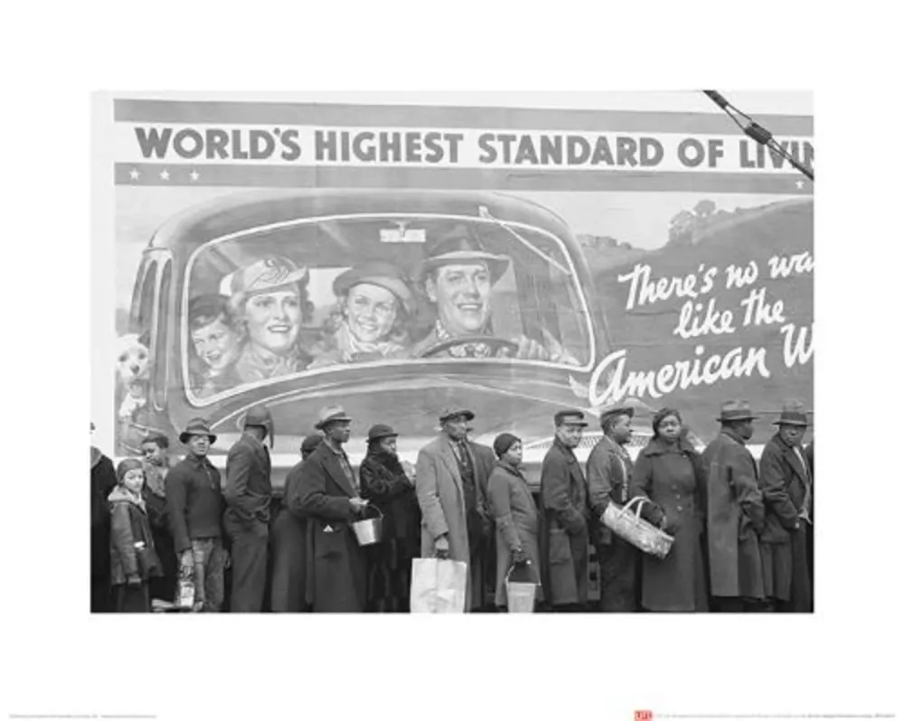 Kunstdruck Time Life - World's Highest Standard Living 40x50cm