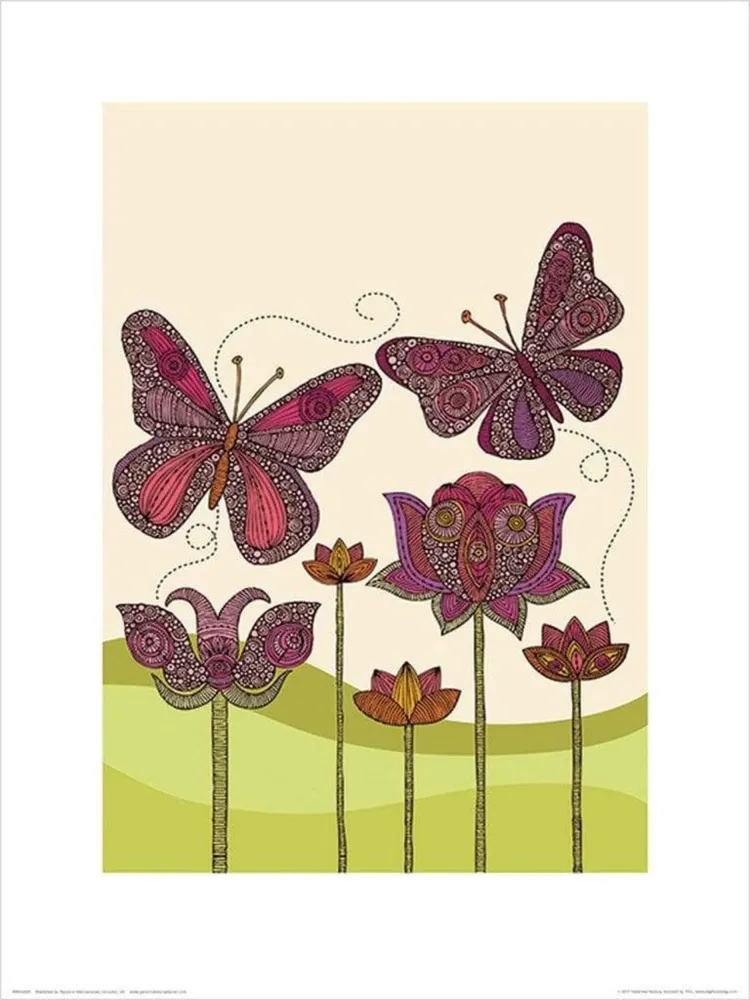 Kunstdruck Valentina Ramos - Butterflies 30x40cm