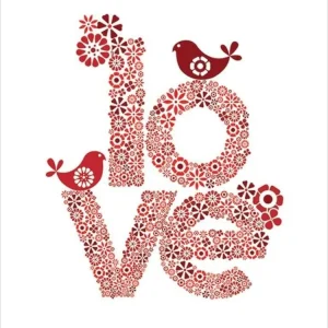 Kunstdruck Valentina Ramos - Red Love 60x80cm