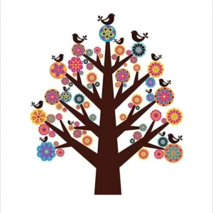 Kunstdruck Valentina Ramos - Tree Flowers 30x40cm
