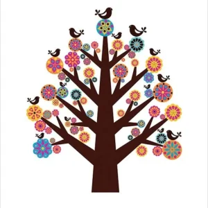 Kunstdruck Valentina Ramos - Tree Flowers 60x80cm