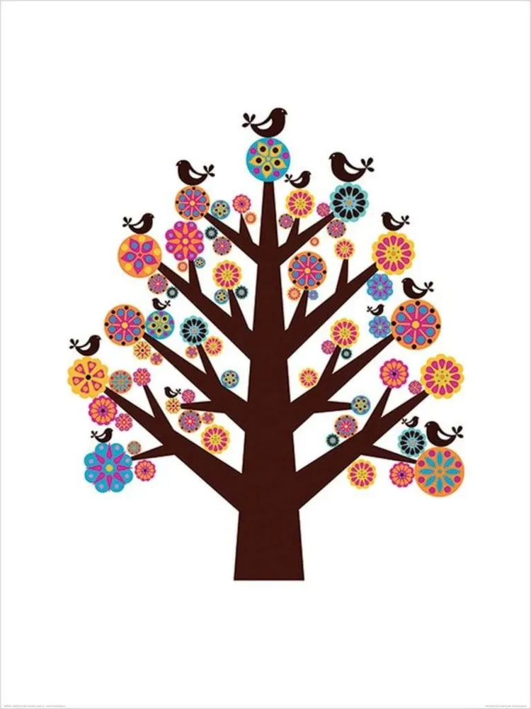 Kunstdruck Valentina Ramos - Tree Flowers 60x80cm