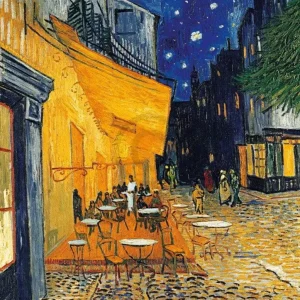 Kunstdruck Vincent Van Gogh - Café-Terrasse am Abend 70x90cm