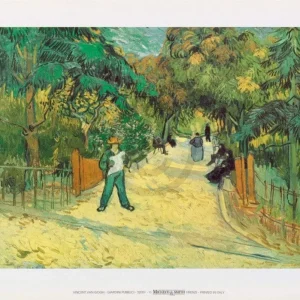 Kunstdruck Vincent Van Gogh - Giardini Publici 30x24cm
